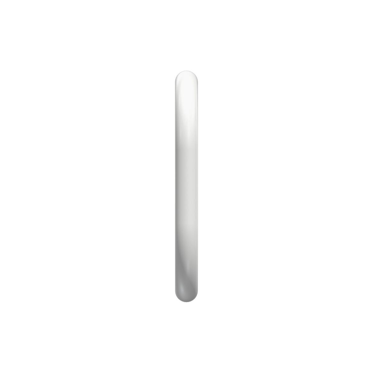DUSCHVORHANGRINGE C-Form offen 60/42 mm für Duschvorhangstange / Spannstange, Weiß, Packung 10 Stück - Weiß, Kunststoff (30cm) - INTERDECO