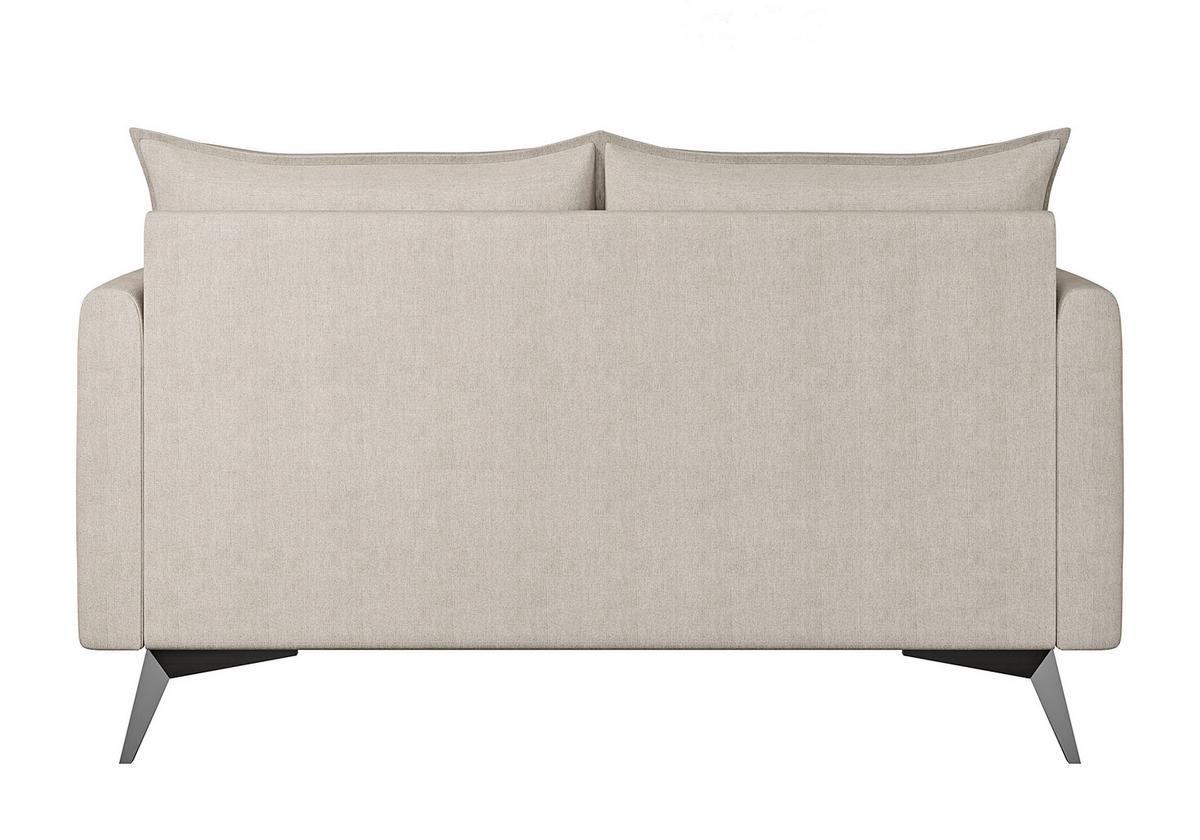 2-SITZER-SOFA Pulse Beige Luxusmicrofaser - Ecru/Beige, Holz/Textil (138/86/91cm) - S-Style Möbel