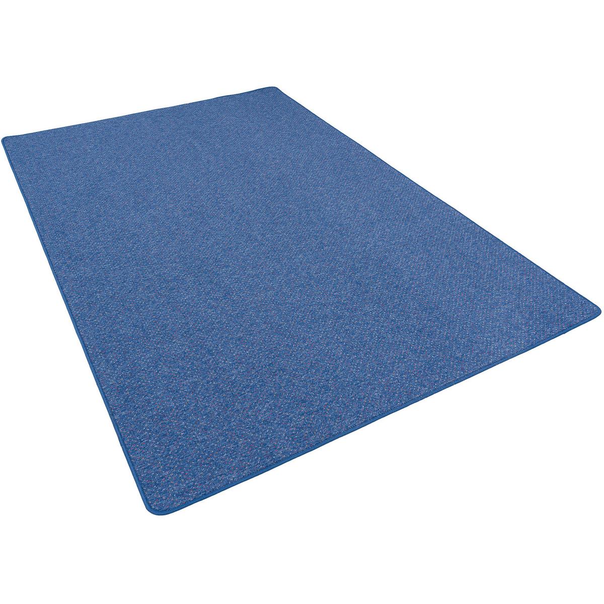 SCHLINGEN TEPPICH ALMA MELIERT - Blau, Textil (80/200cm) - Snapstyle