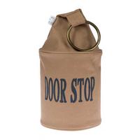 TÜRSTOPPER Sack - Braun, Textil (14/14cm) - Homescapes