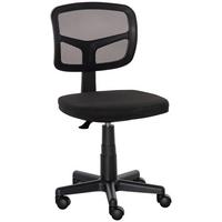 BÜROSTUHL Ergonomischer Schreibtischstuhl, Höhenverstellbarer Drehstuhl, Schwarz - Schwarz, Kunststoff/Textil (48/89.5/43cm) - Vinsetto