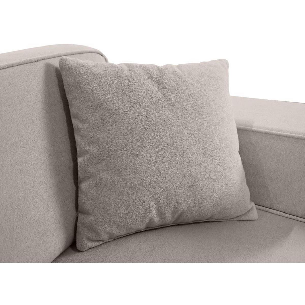 2-SITZER SOFA Pedro ohne Schlaffunktion cappuccino - Schwarz/Cappuccino, Textil (185/75/88cm) - Beautysofa