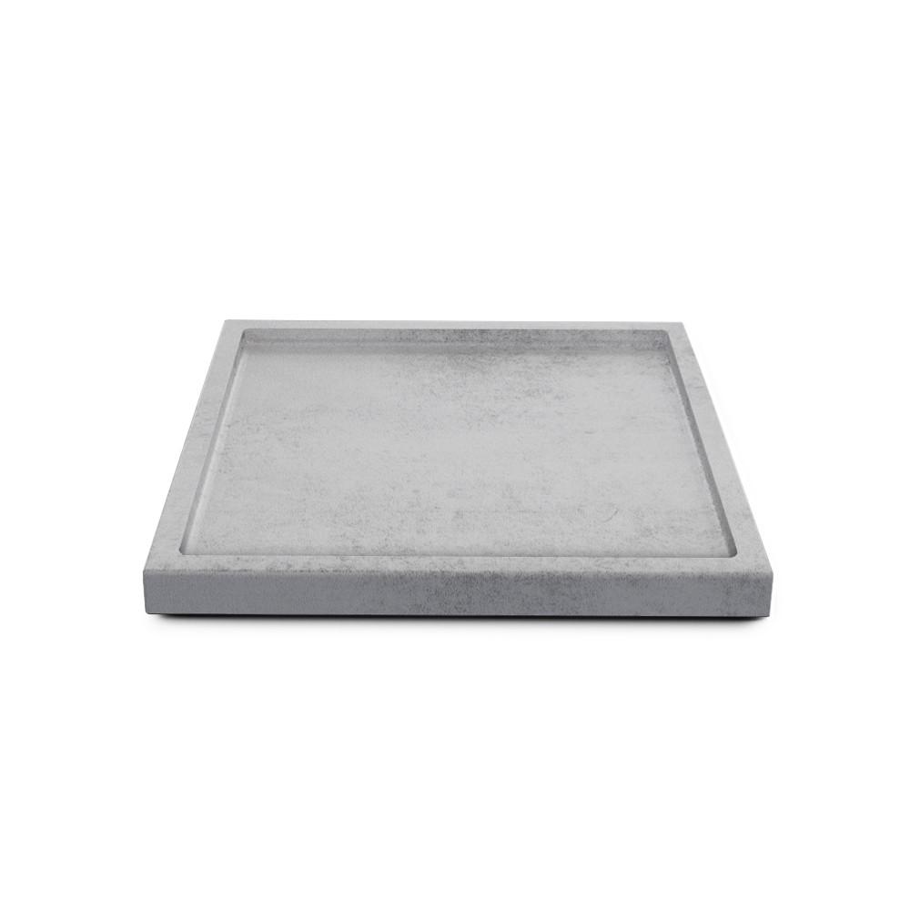 DEKOSCHALE Maya Beton Oxid Optik - Hellgrau, Holzwerkstoff (1.8cm) - Vladon