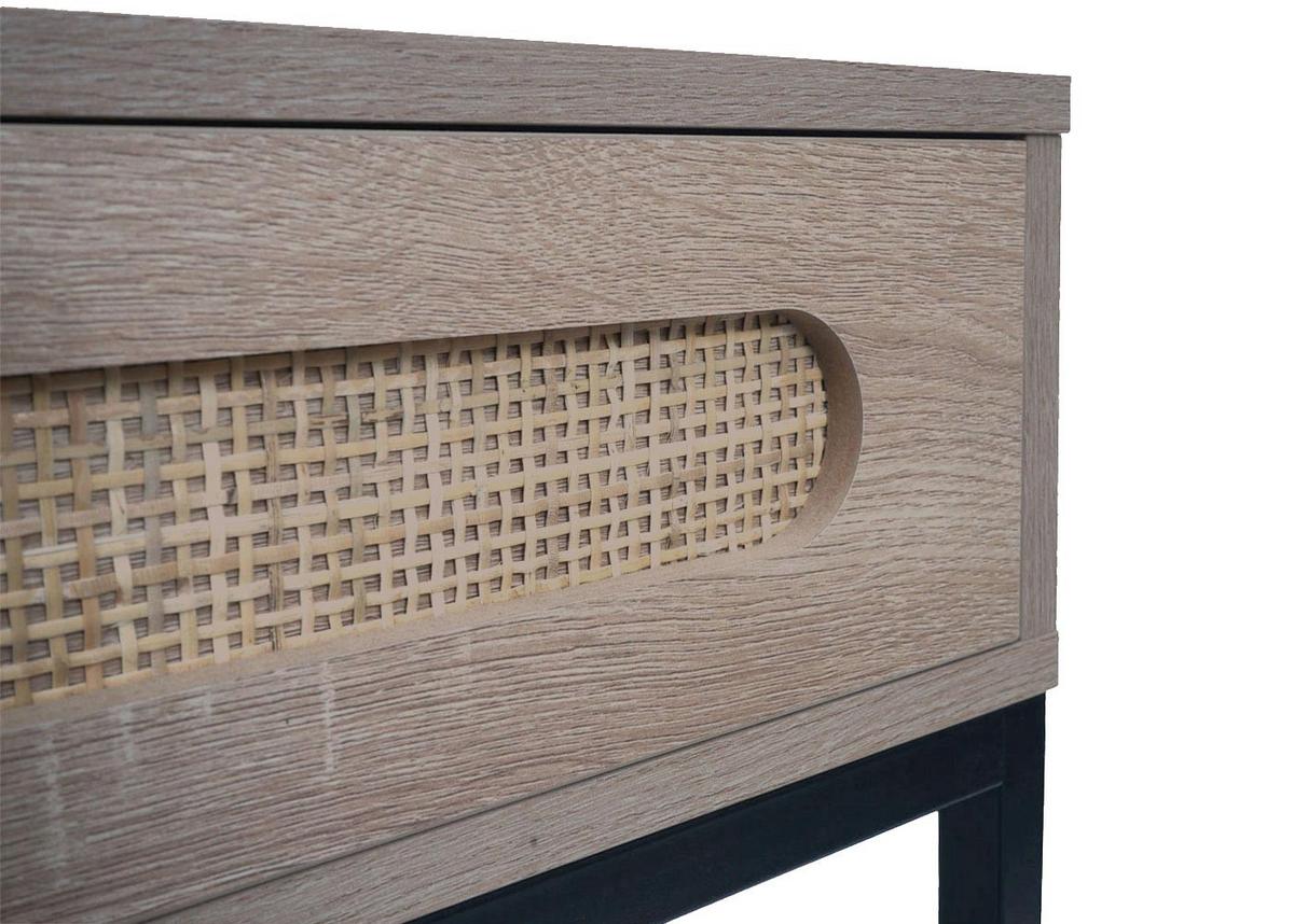 COUCHTISCH eckig Eiche Dekor - Eichefarben, Holz (51/107/45cm) - MCW