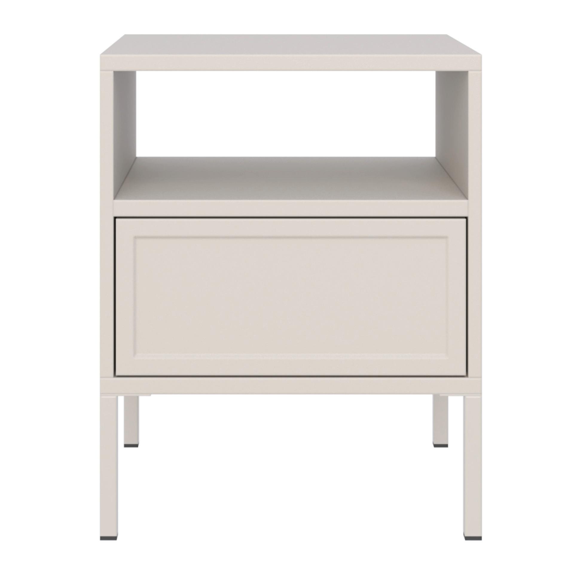 NACHTTISCH VELVETO cachemire 50 cm - Kaschmir, Holzwerkstoff/Metall (45/54/40cm) - Selsey