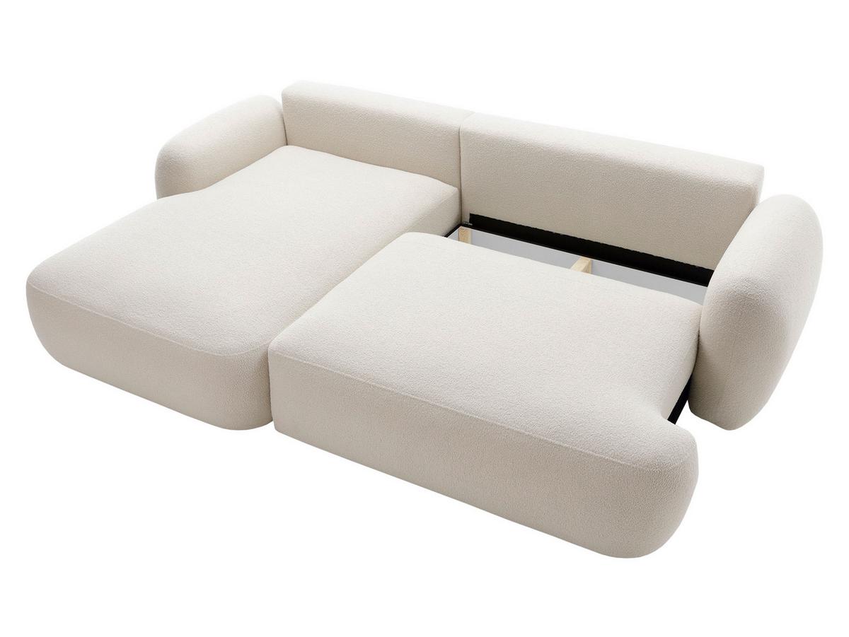 ECKSOFA Mayo, Seite: Links - Hellbraun/Schwarz, Holz/Kunststoff (275/175cm) - MIRJAN24