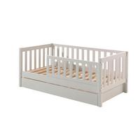 JUNIORBETT Karie 148x60x76 aus Massivholz+MDF in Weiß - Weiß, Holz (70/140cm) - 58aufmkessel