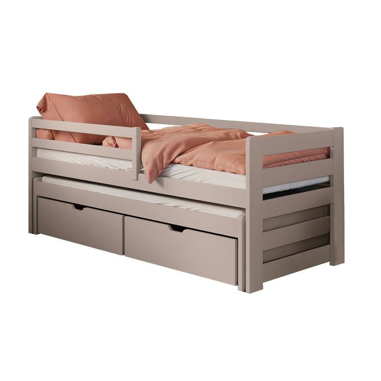 BETT 90/200 Jordan Kaschmir - Beige, Holzwerkstoff (90/200cm) - Petits-meubles