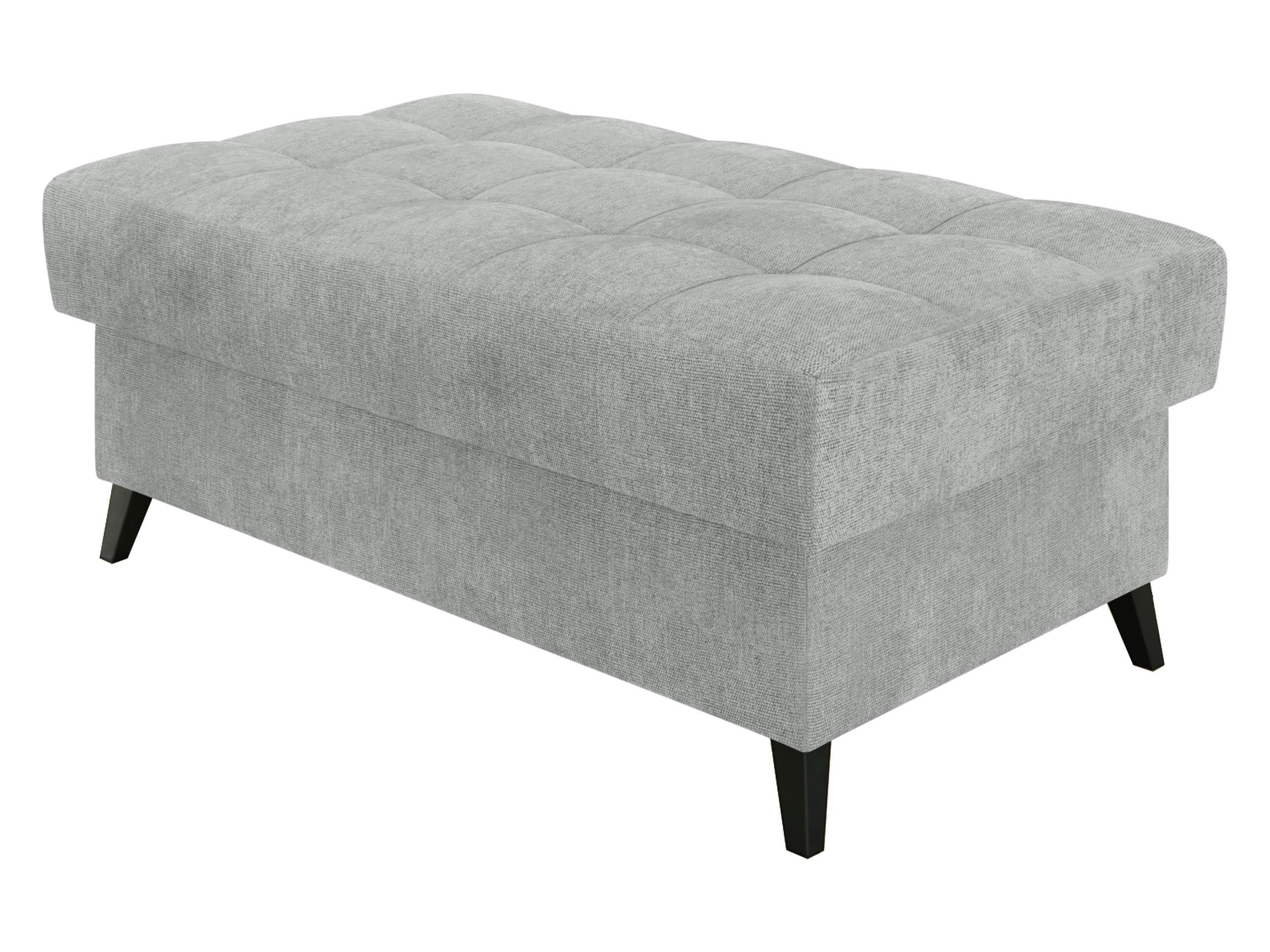 POLSTERHOCKER Nord - Graphitfarben/Schwarz, Holz/Textil (106/44/67cm) - MIRJAN24