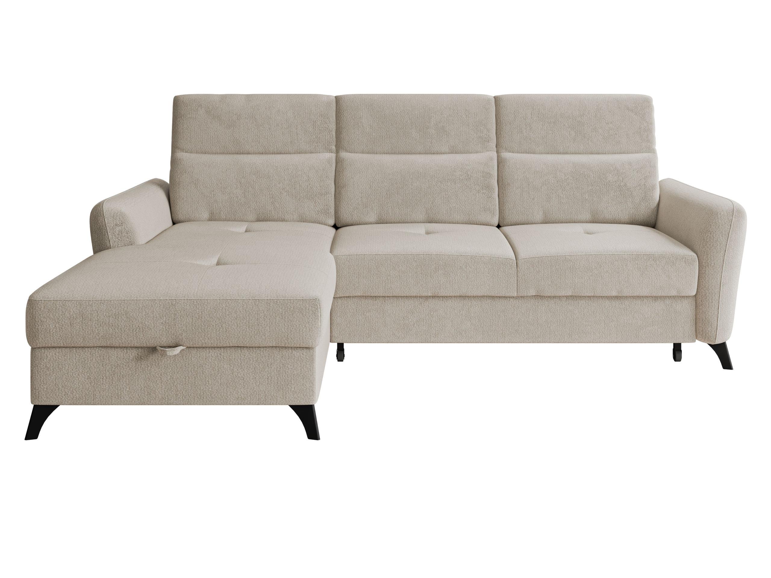 ECKSOFA Talia, Seite: Links LC-2R - Beige/Schwarz, Holz/Kunststoff (238/167cm) - MIRJAN24