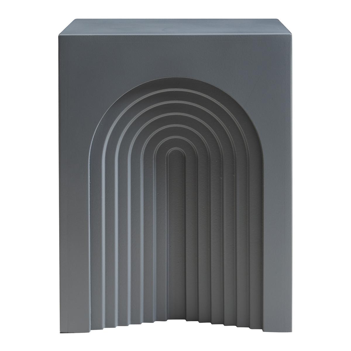 BEISTELLTISCH Elverumn - Grau, Holzwerkstoff (35/35/45cm) - [en.casa]