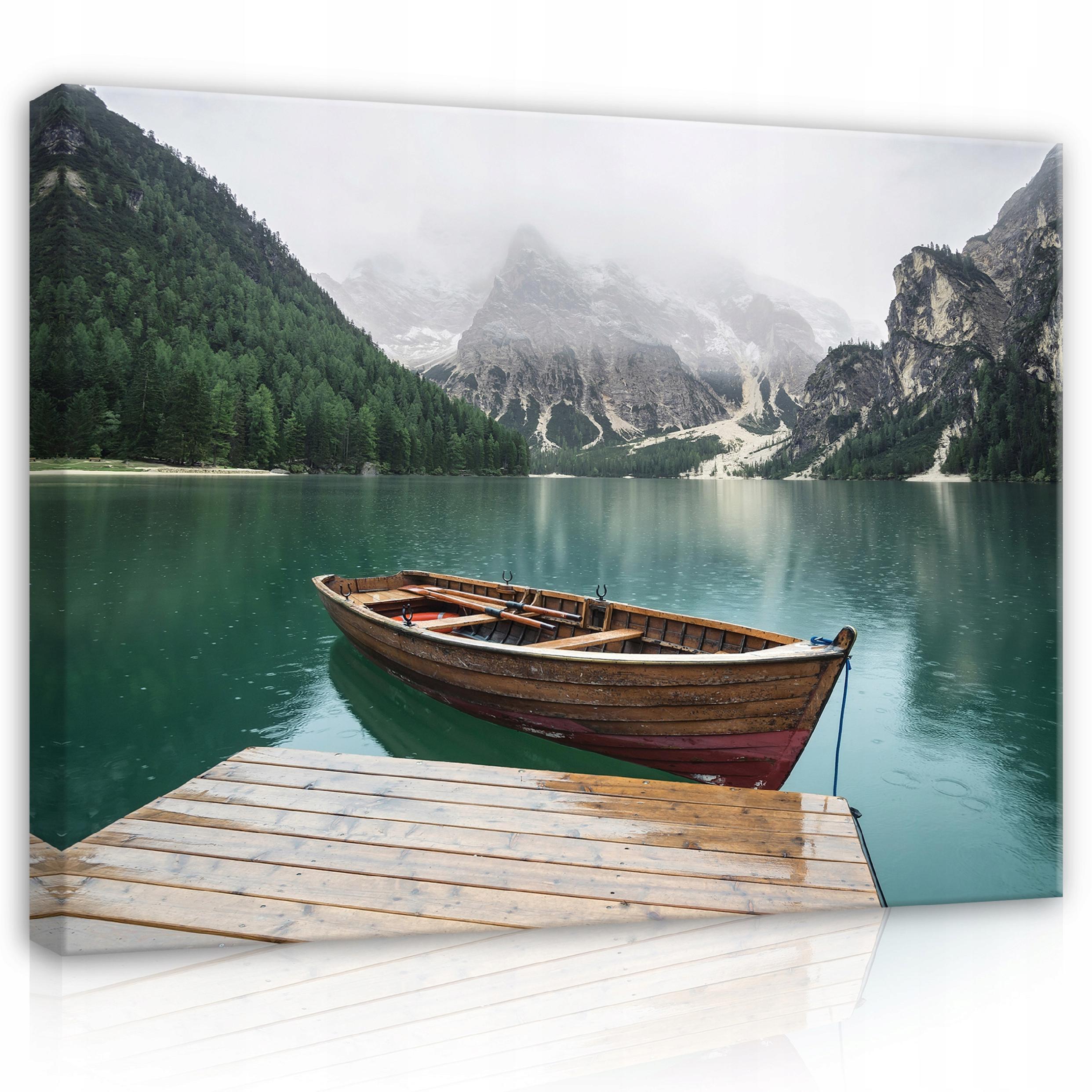 WANDBILDER Landschaft Berge Natur 60x40 - Multicolor, Holzwerkstoff (60/40cm) - Wallarena