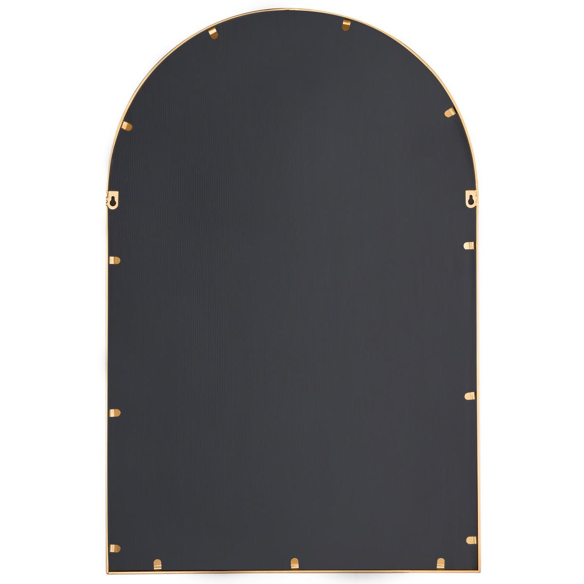 WANDSPIEGEL 66/98 cm Gold Mautre - Goldfarben, Metall (66/98/3cm) - Beliani