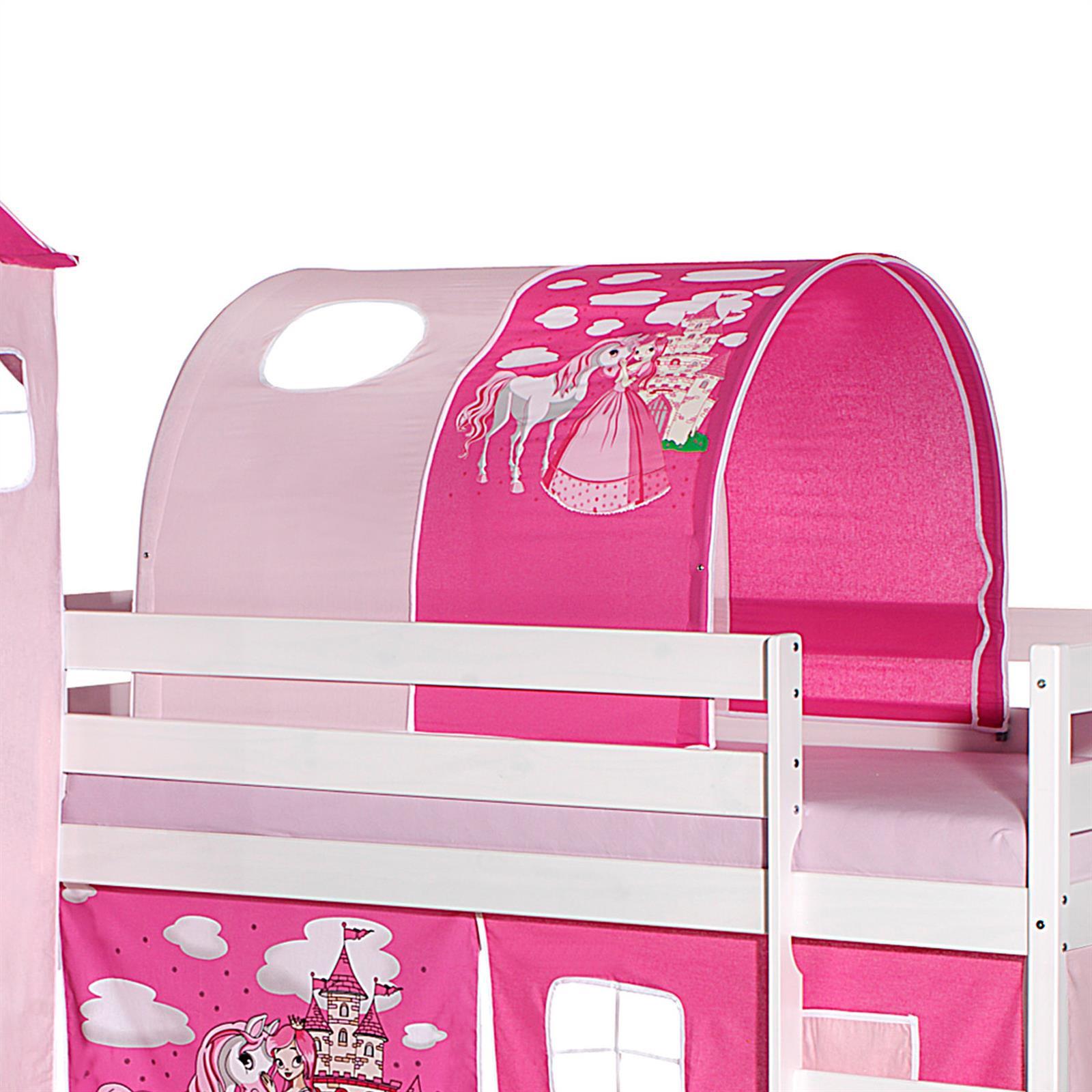 SPIELTUNNEL PRINZESSIN pink/rosa - Pink/Rosa, Textil (100/73/87cm) - IDIMEX