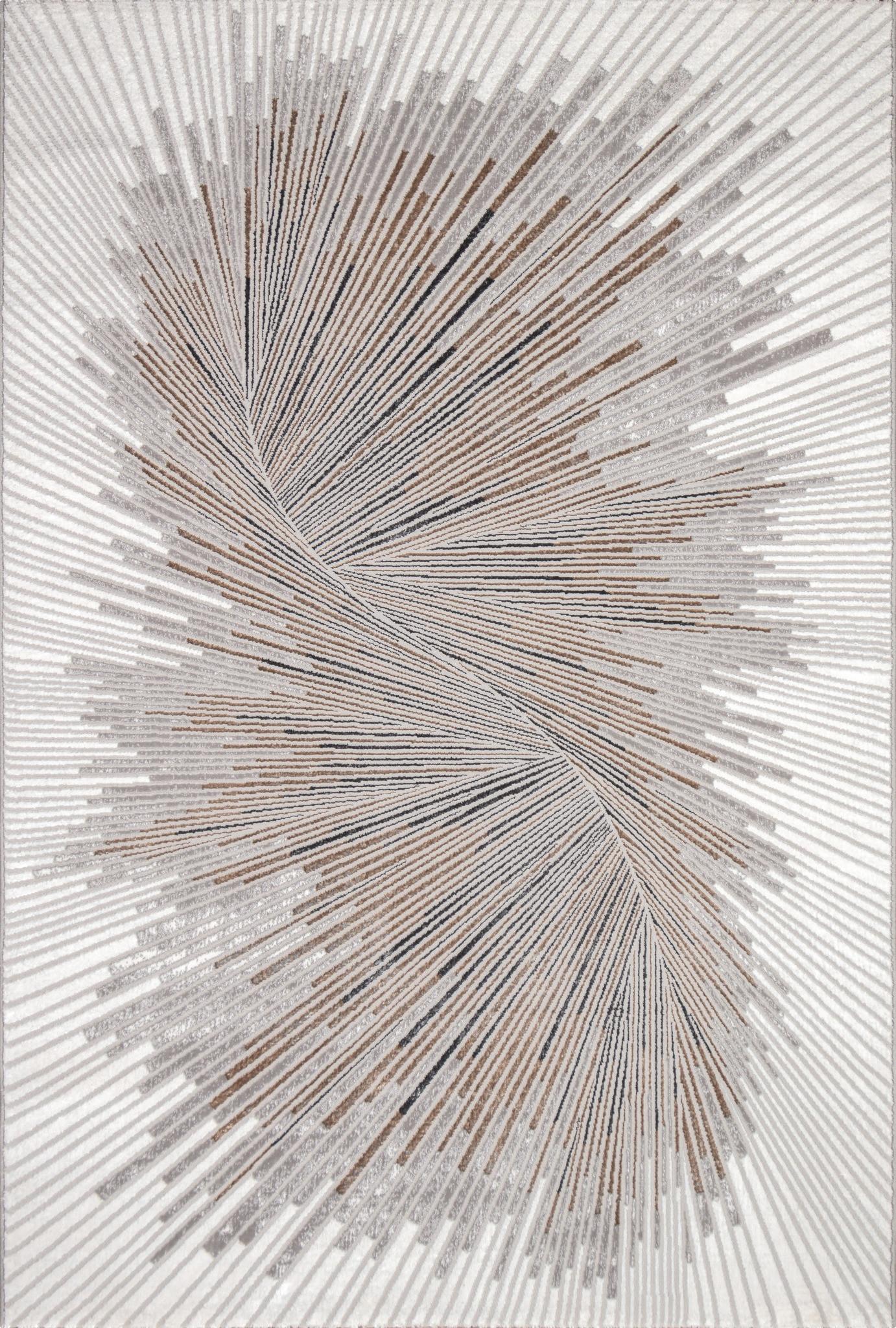 KURZFLORTEPPICH Abstrakt KAVALA Polyester Grau 120 x 170 cm - Grau, Textil (120/170cm) - KADIMA DESIGN