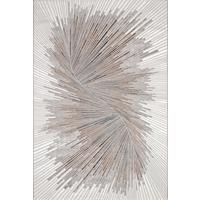 KURZFLORTEPPICH Abstrakt KAVALA Polyester Grau 120 x 170 cm - Grau, Textil (120/170cm) - KADIMA DESIGN