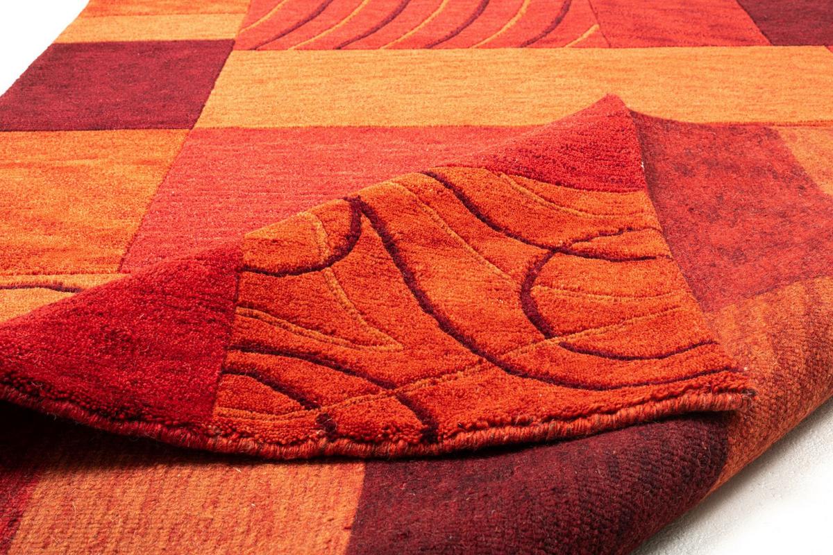 HANDKNÜPFTEPPICH Domas 170x240 cm - Rot, Textil (170/240cm) - THEKO