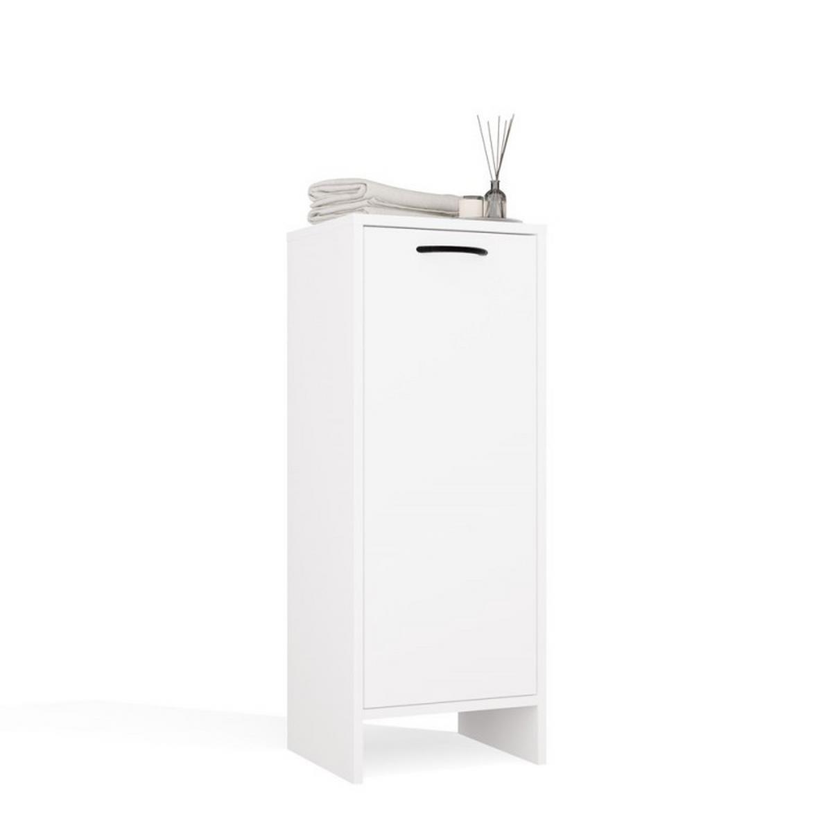 BADEZIMMERSCHRANK A6 Weiß 35/90/30 - Weiß, Holzwerkstoff (35/90/30cm) - RAUMHIRSCH FURNITURE