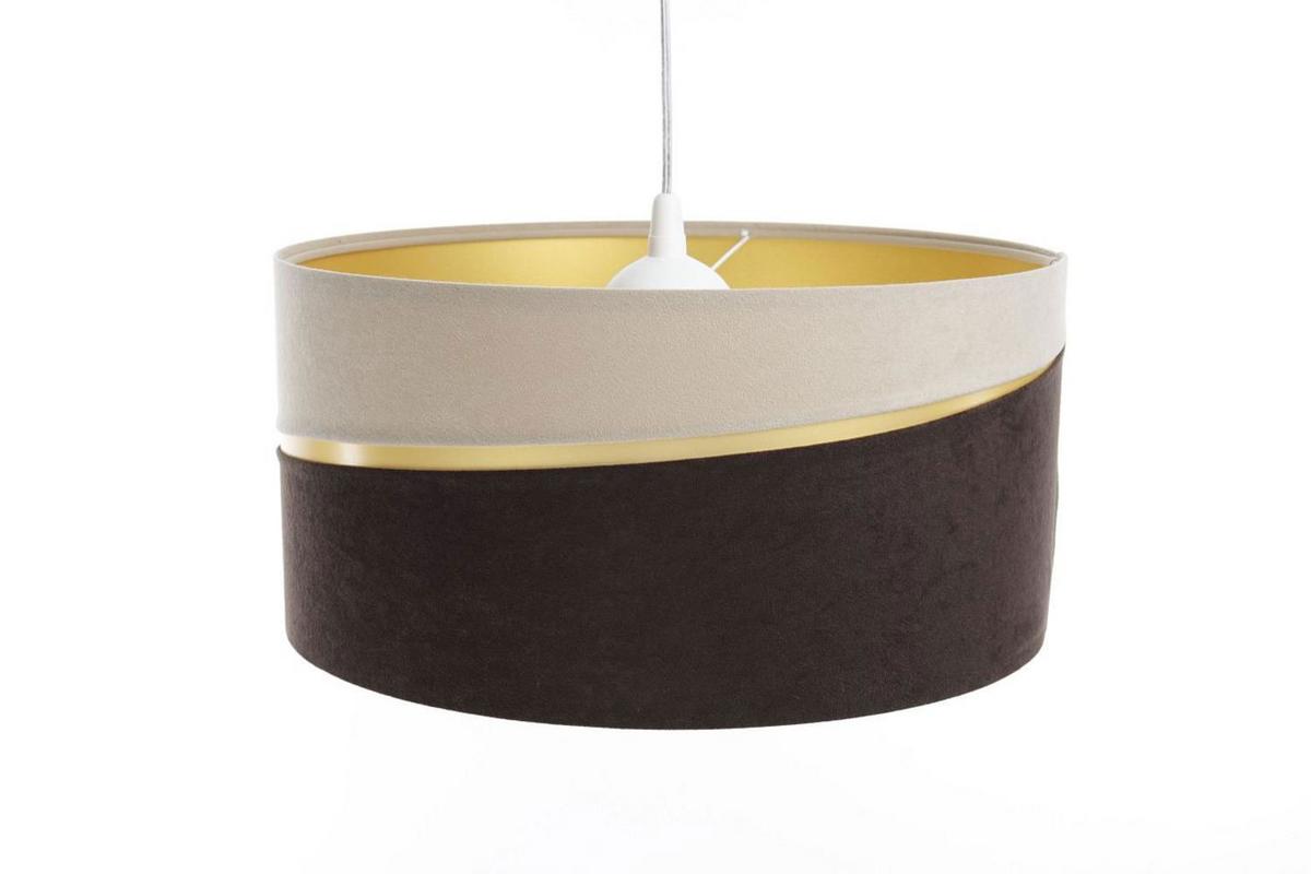 HÄNGELEUCHTE Beige 40/20 cm - Beige/Braun, Kunststoff (40/0.4/20cm) - ONZENO
