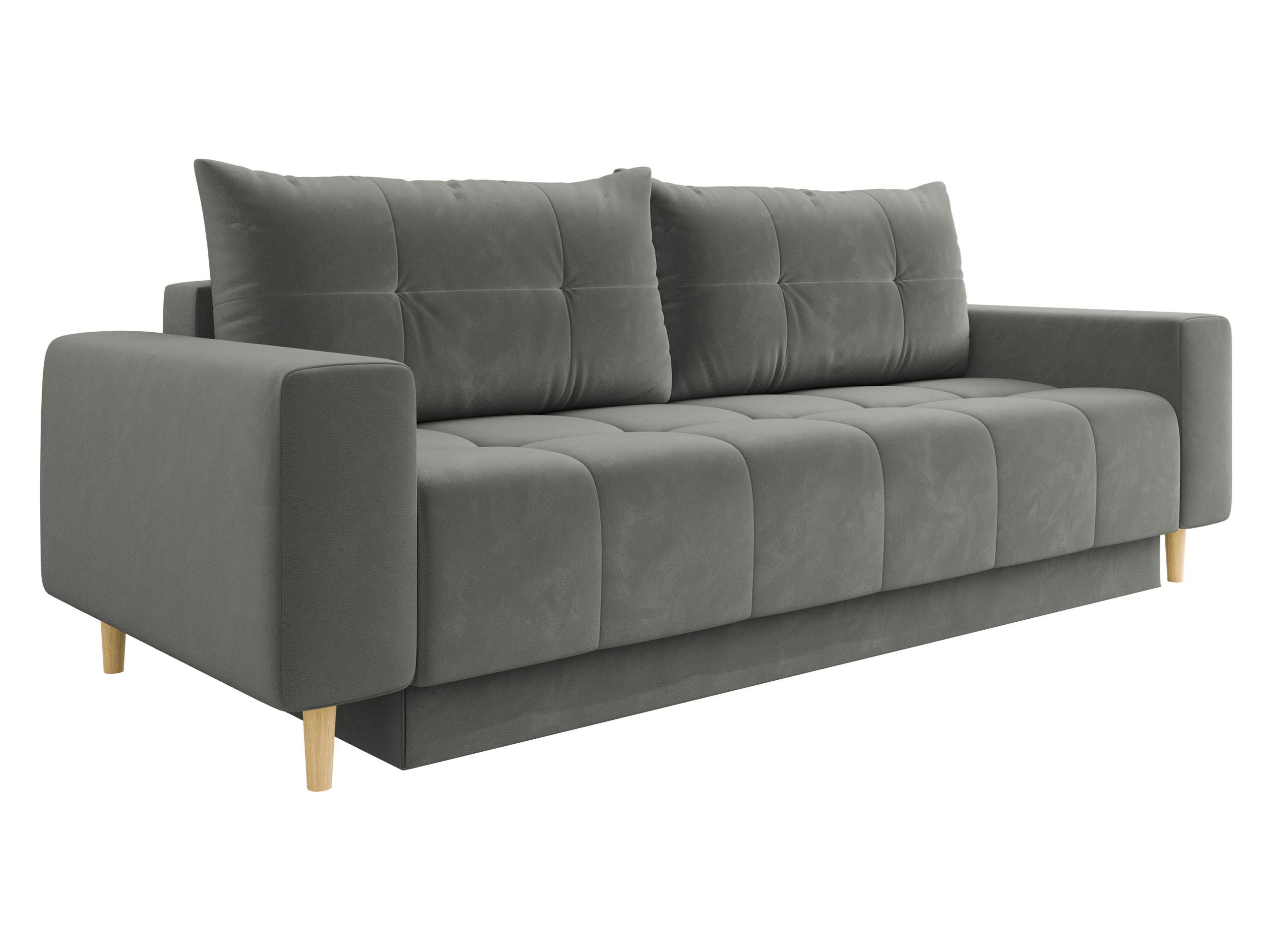 SCHLAFSOFA Santi - Grau, Holz/Textil (244/88/96cm) - MIRJAN24