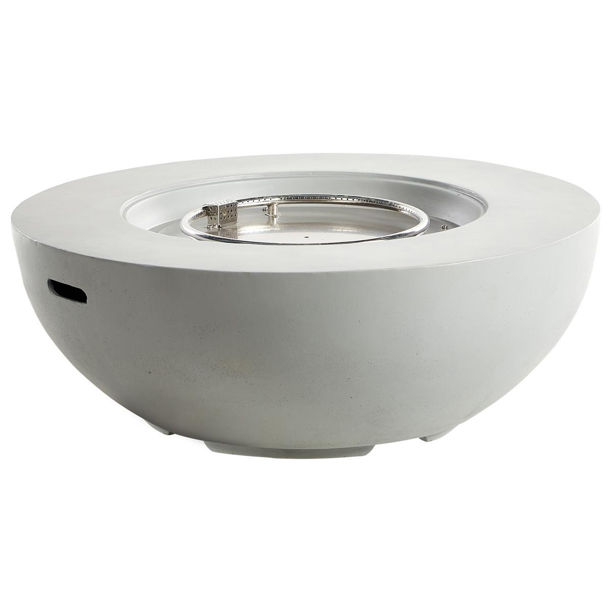 FEUERSTELLE Grau Surtsey - Grau, Stein (108/40/108cm) - Beliani
