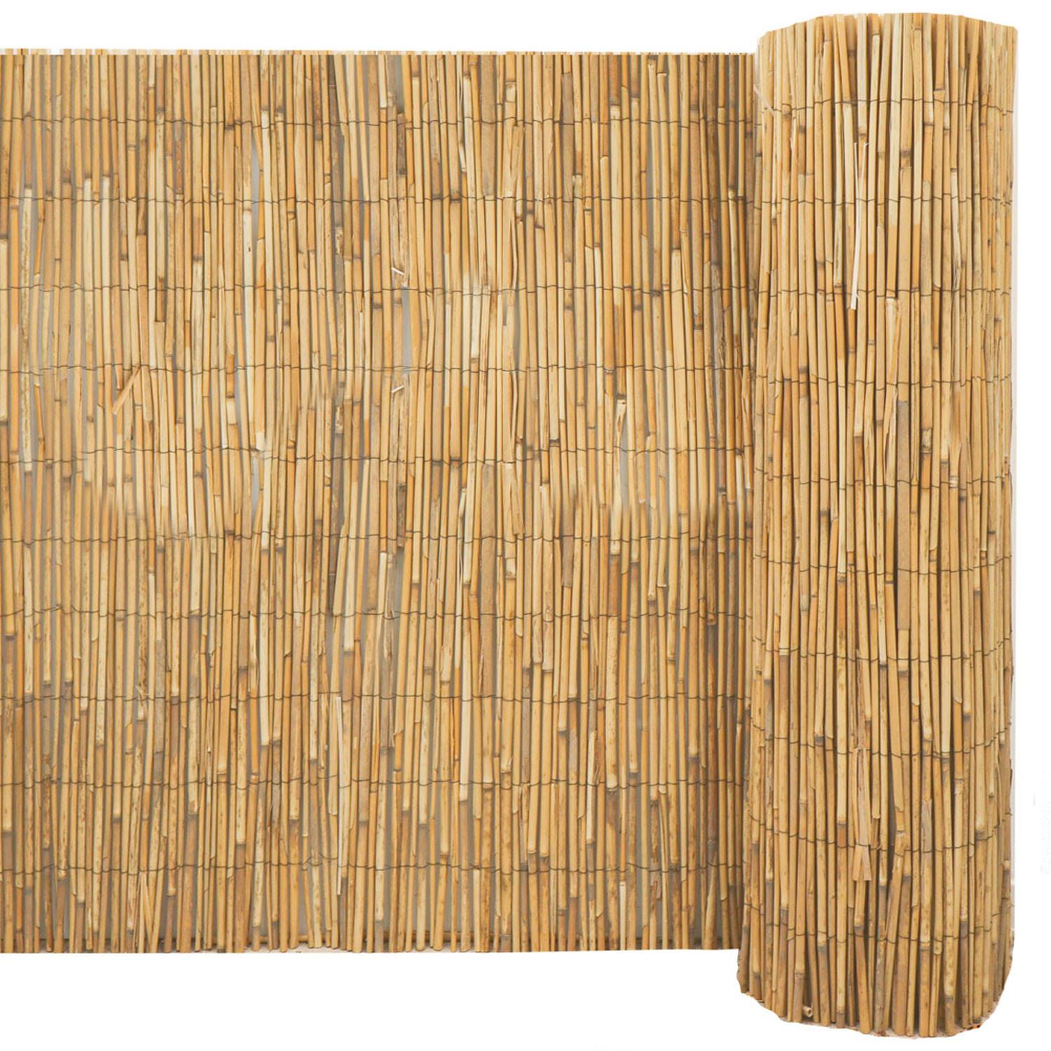 BALKON-SICHTSCHUTZ Schilf, 90/600 cm, braun - Braun, Naturmaterialen (600/90cm) - urfence