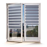 TAG-UND-NACHT-ROLLO Plus Easyfix Silber 100x250 - Hellgrau, Kunststoff (100/250/1cm) - STORESDECO