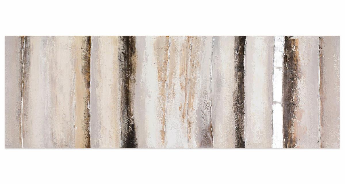 ÖLGEMÄLDE 150/50 cm - Beige/Braun, Holz/Textil (150/50cm) - KUNSTLOFT