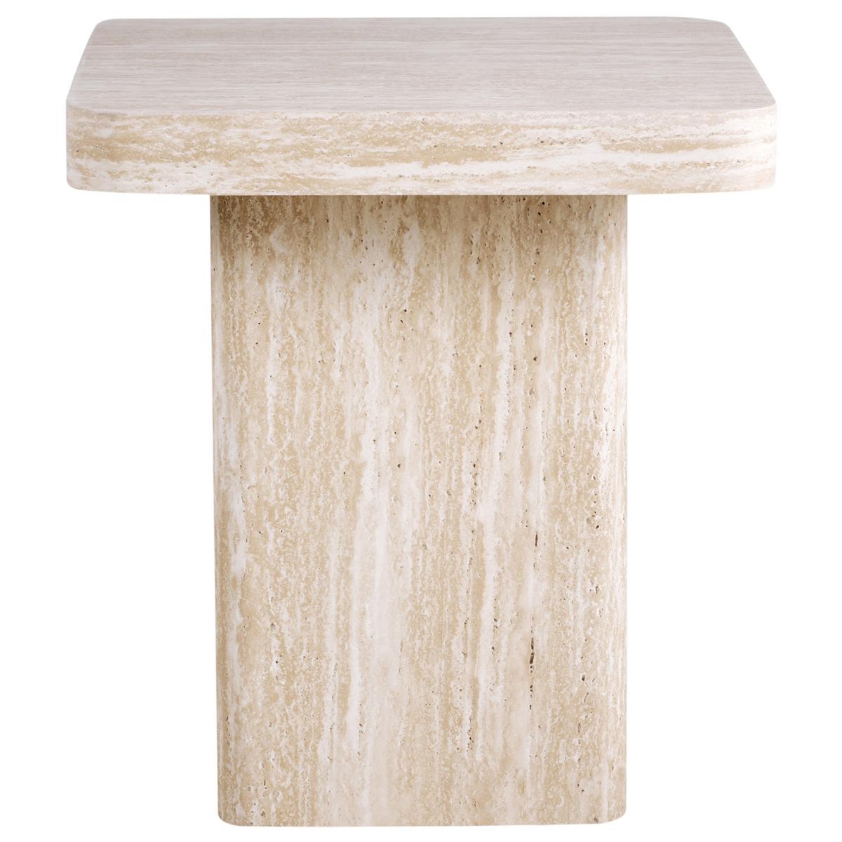 BEISTELLTISCH Beige Duson - Beige, Holzwerkstoff (50/50/55cm) - Beliani