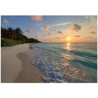 FOTOTAPETE Meer Strand Beige 250x175 cm - Multicolor, Papier (250/175cm) - Wallarena