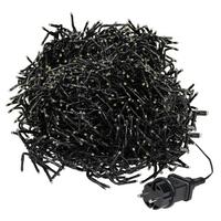 LED LICHTERKETTE Cluster Außen Innen 14,9 m Weihnachtsbeleuchtung 1152 LED Warmweiß - Weiß, Kunststoff (1452cm) - ECD-Germany