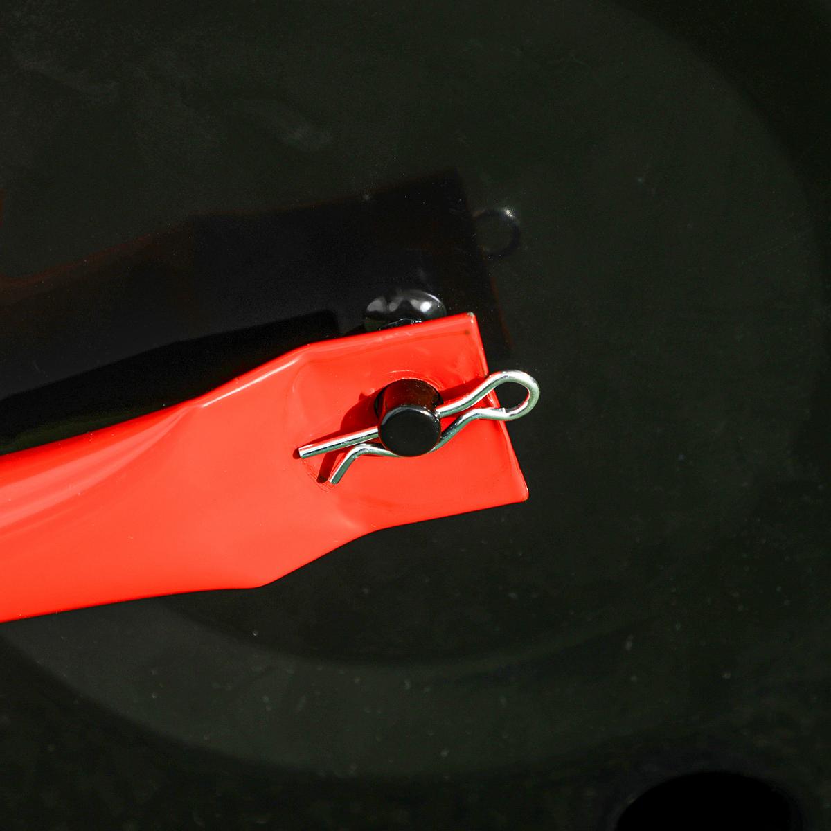 RASENWALZE 50cm Breite - Rot, Metall (32.5/113/58cm) - Outsunny