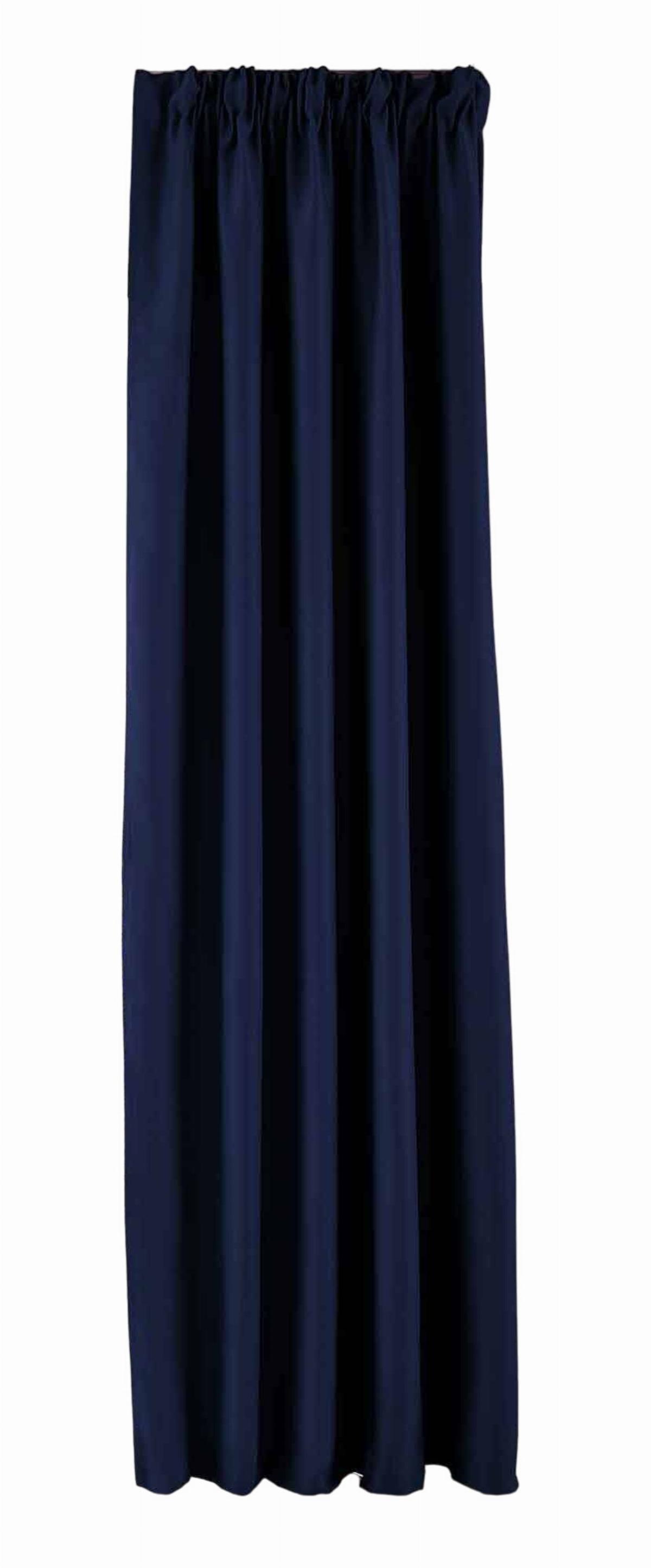 VORHANG »NewYork« HxB 225x140 cm Blau - Blau, Textil (140/225cm) - Gardinenbox