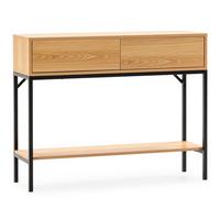 KONSOLENTISCH Auri 2 schubladen Eiche-Optik - Honigeiche, Holzwerkstoff (30/100/80cm) - VS Venta-stock