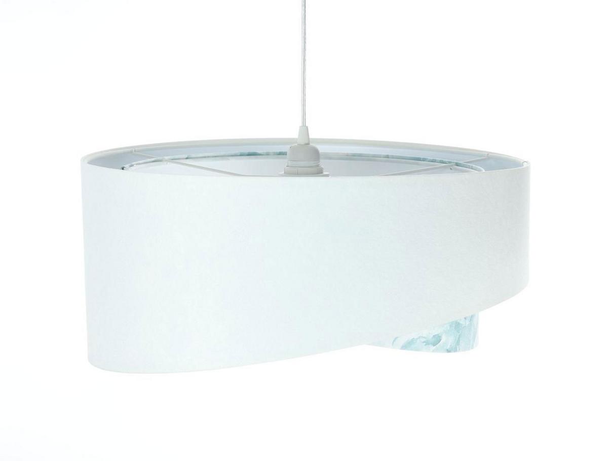 HÄNGELEUCHTE Weiß 50/23 cm - Beige, Kunststoff (50/1/23cm) - ONZENO