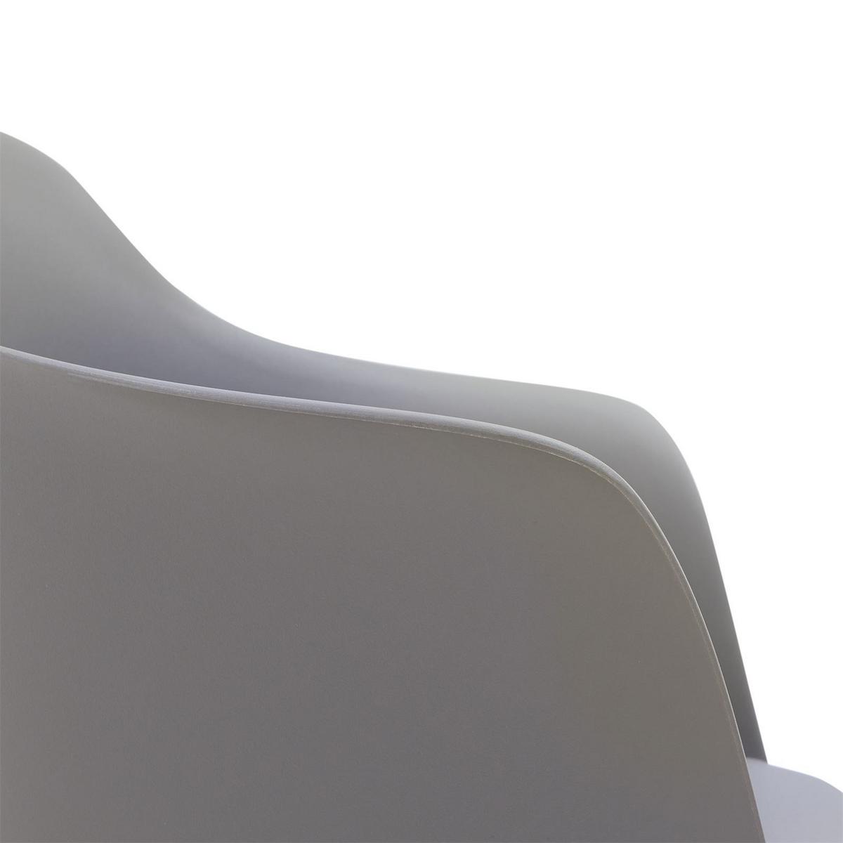 GARTENSTÜHLE FORO 4ER-SET - Grau, Textil (58/82/52cm) - IDIMEX