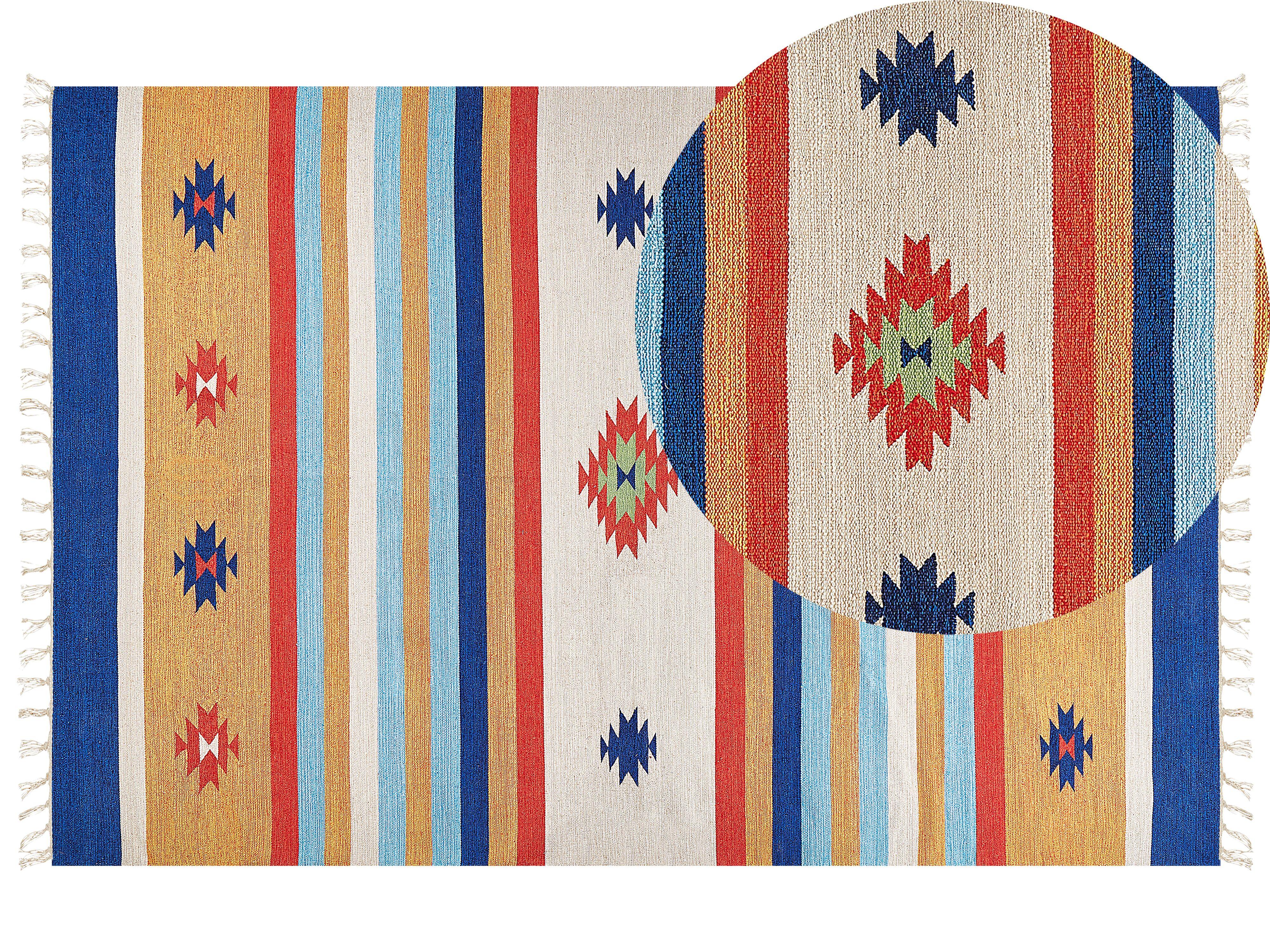 KELIM-TEPPICH Taronik 300/200 cm - Multicolor, Textil (200/300cm) - Beliani