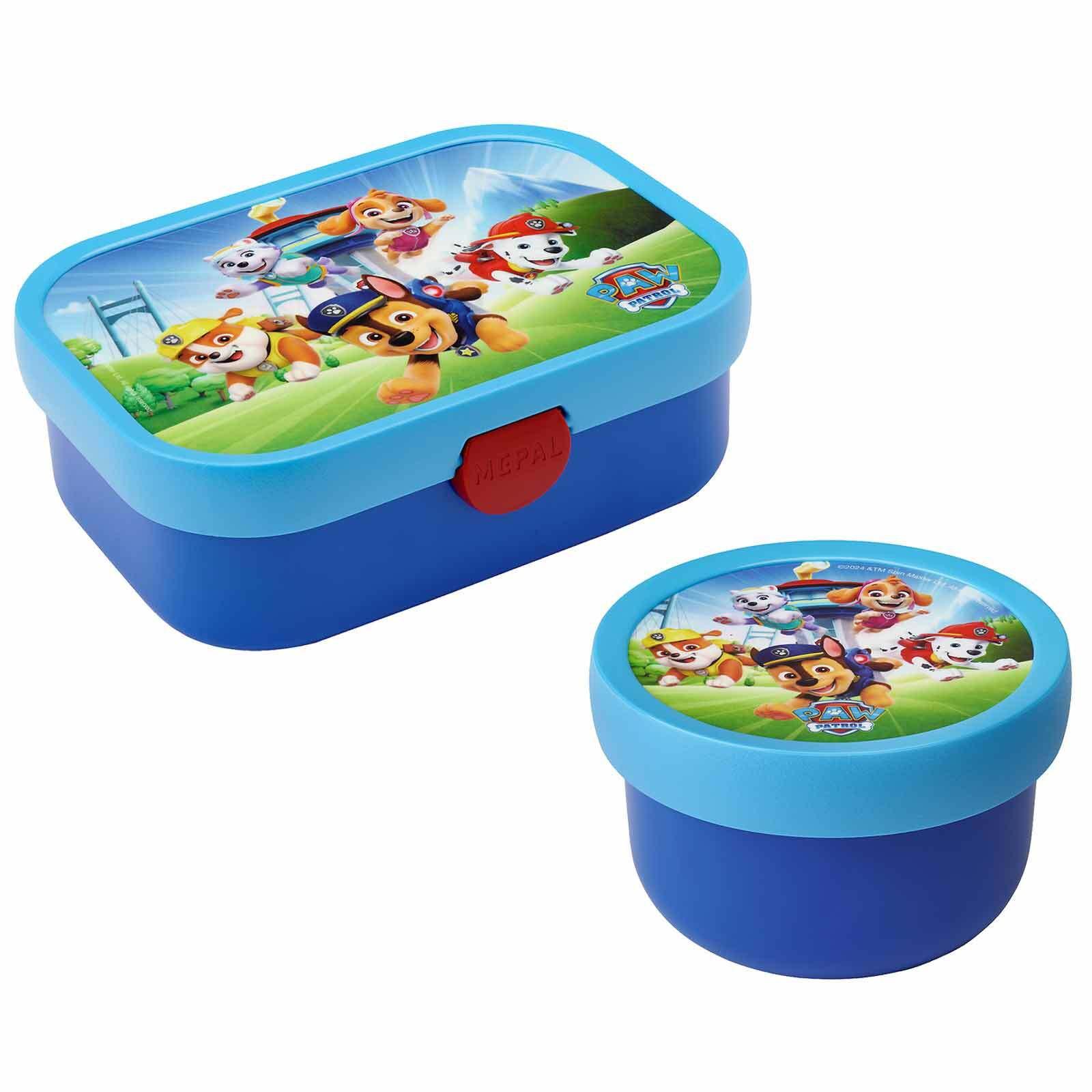 OBST- UND BENTOBOX PAW PATROL PUPS Campus blau-hellblau 300 & 750 ml - Blau/Hellblau, Kunststoff (2/2/2cm) - Mepal