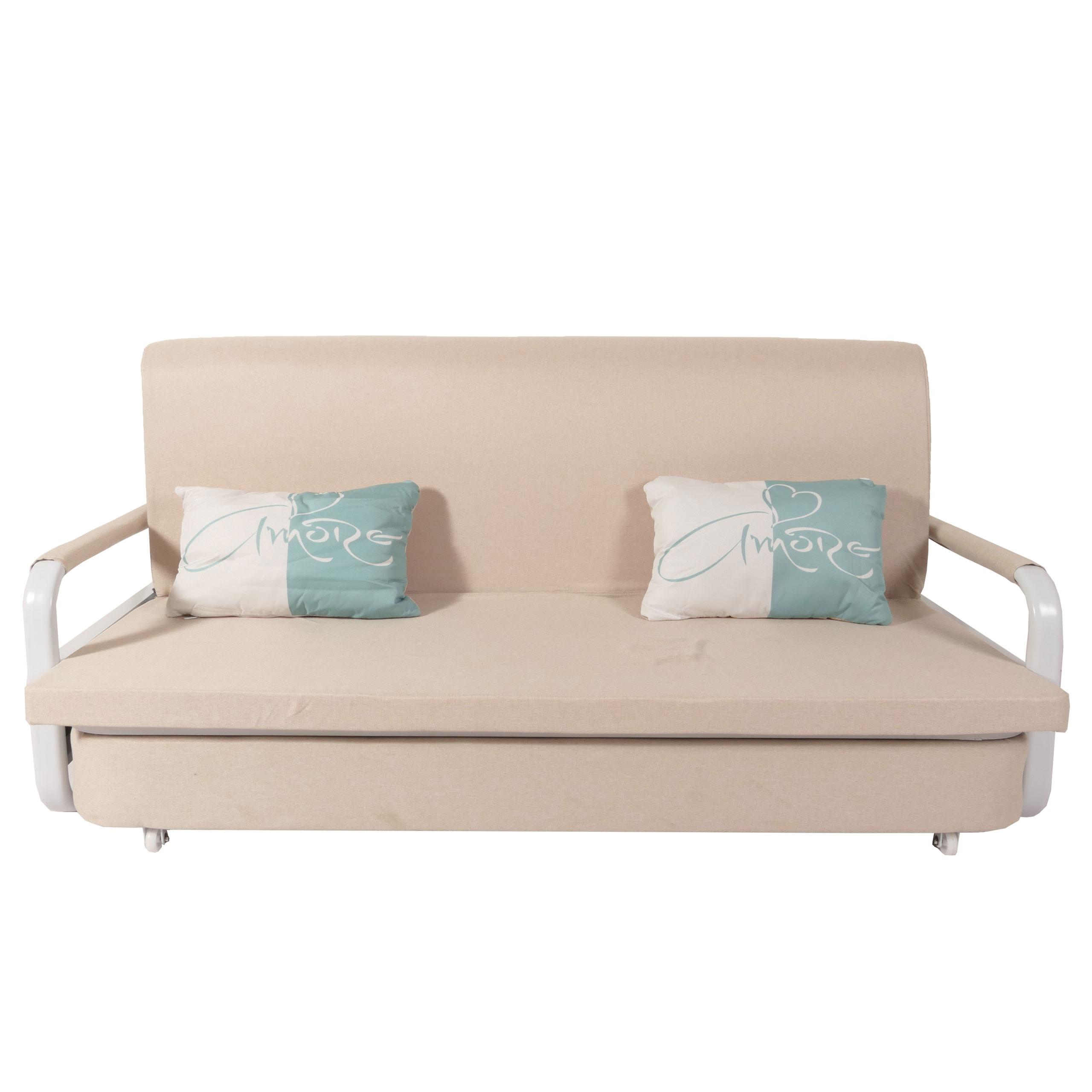 SCHLAFSOFA Beige - Beige, Textil (190/71/185cm) - MCW