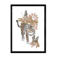 POSTER Leopard A3 Rahmenlos - Klar, Papier (29.7/5/42cm) - Nacnic