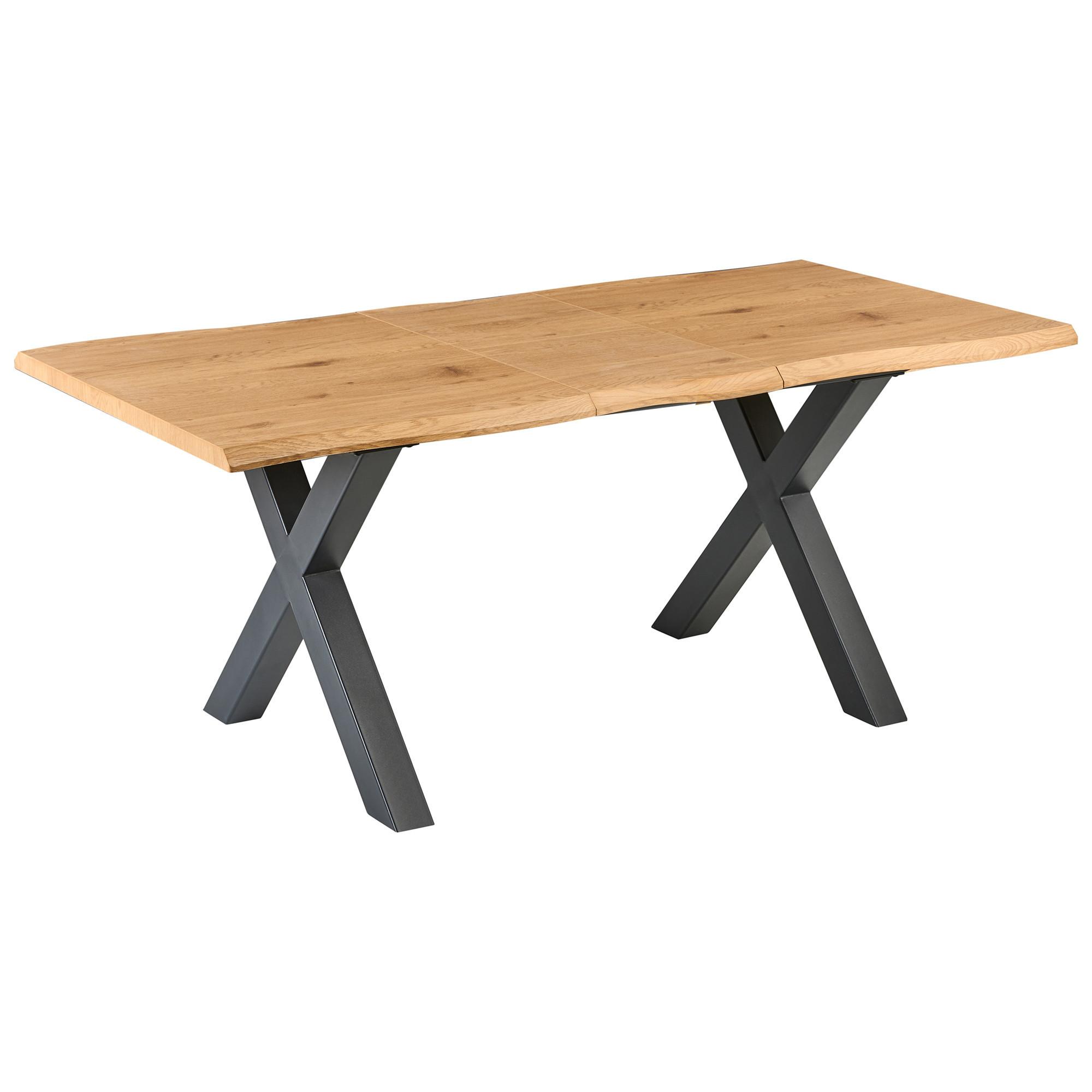ESSTISCH ausziehbar Braun 140-180/90 cm Bronson - Braun, Holzwerkstoff (140/90/76cm) - Beliani