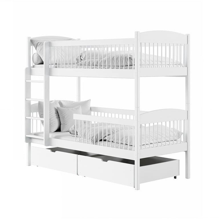 BETT 90/200 Ioana Weiß - Weiß, Holz (90/200cm) - Petits-meubles