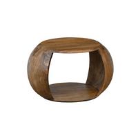 COUCHTISCH ANTEQUERA, Mango Massivholz, mit Stauraum, 60 x 46 x 36 cm - Dunkelbraun/Braun, Mangoholz/Holz (46/60/36cm) - KADIMA DESIGN