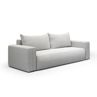 SOFA Bliss 3 Sitzplätze Hellgrau - Grau, Holz (252/72/97cm) - Petits-meubles