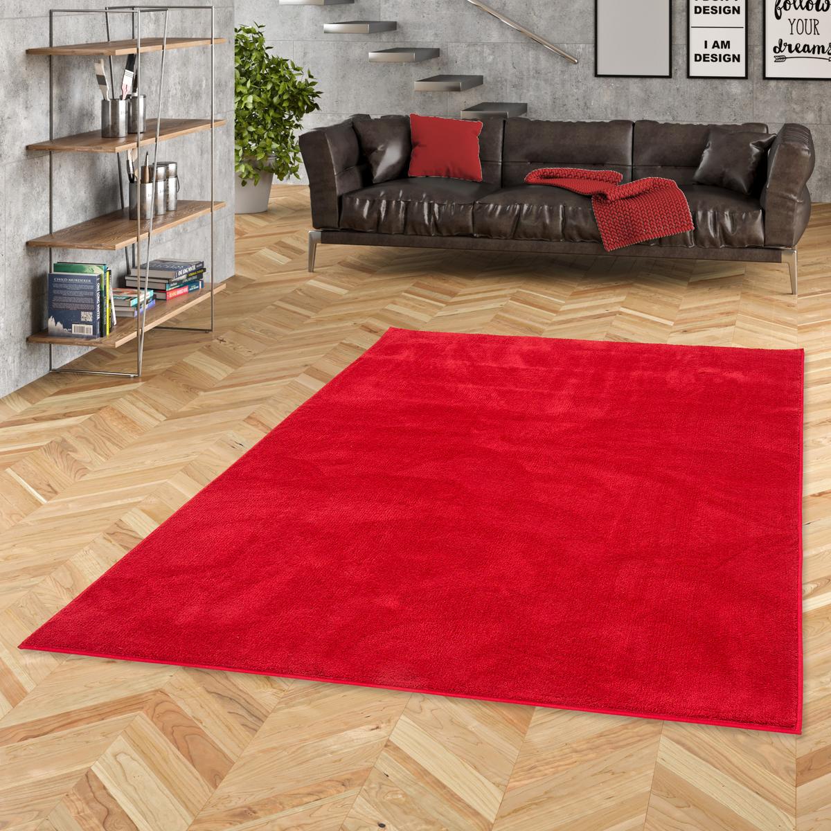 HOCHFLOR LANGFLOR TEPPICH SUPER SOFT MELIA - Weinrot, Textil (200/290cm) - Pergamon