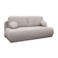 SCHLAFSOFA CLAIRE, zweisitzig, mit Schlaffunktion, Neve 04 - Beige, Textil (208/90/95cm) - Lookway