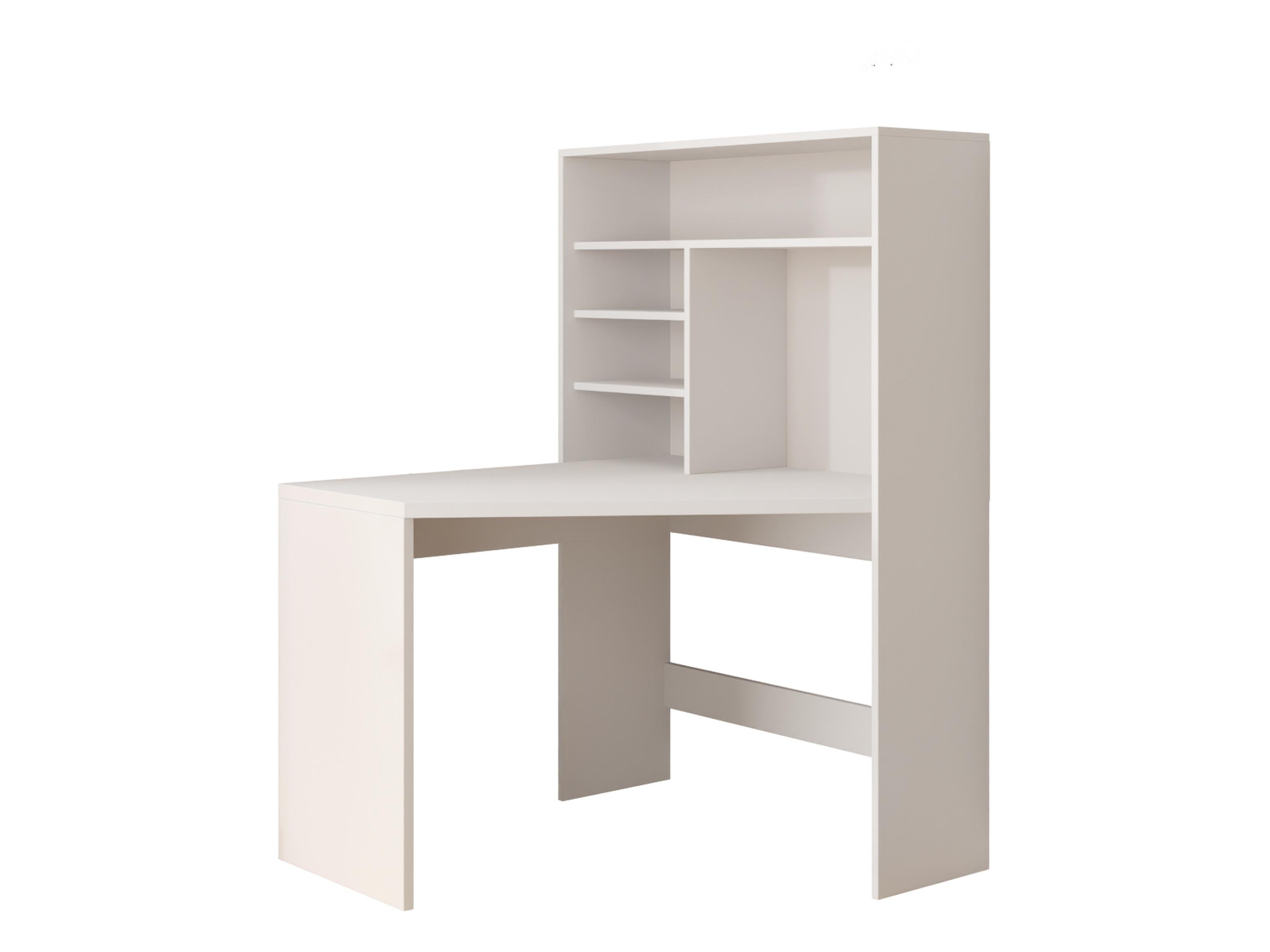 ECKSCHREIBTISCH MIT REGAL Zayden - Kaschmir, Holzwerkstoff (101/96/141cm) - MIRJAN24