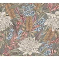 VLIESTAPETE Bunt 53/1005 cm - Grau, Textil (53/1cm) - KUNSTLOFT