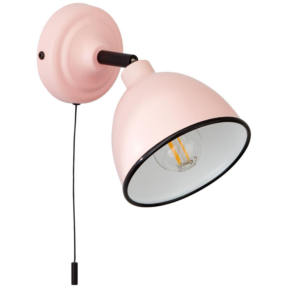 WANDLEUCHTE Telio 97002/17 - Chromfarben/Pink, Metall (12.5/12.5/19.5cm) - Brilliant