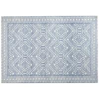 TEPPICH Blau 160/230 cm Kawas - Blau, Textil (160/230cm) - Beliani